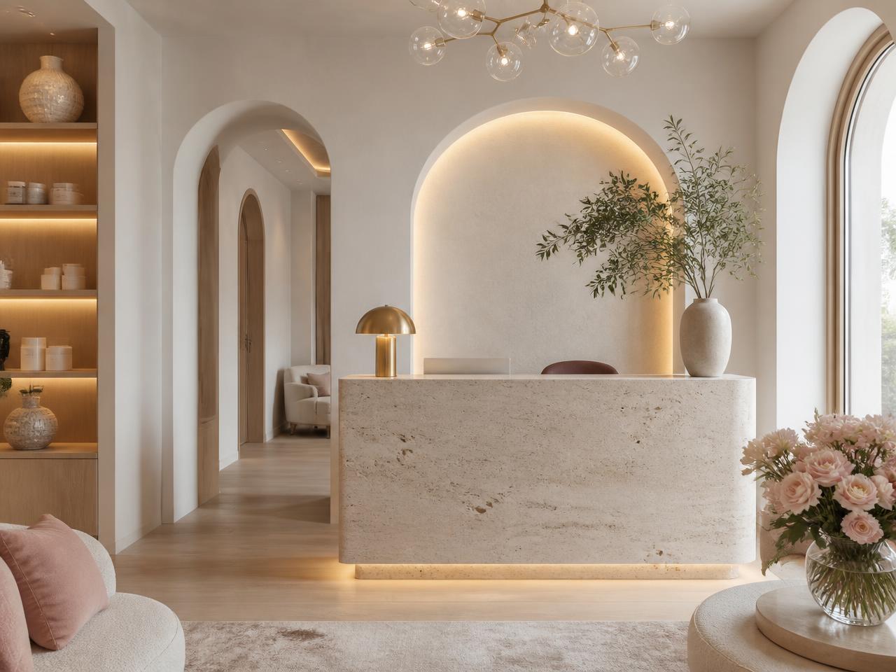 Vici Aesthetics studio reception