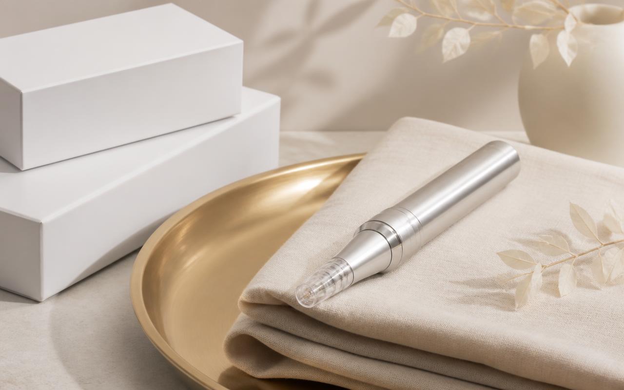 Microneedling & RF Microneedling — demo imagery